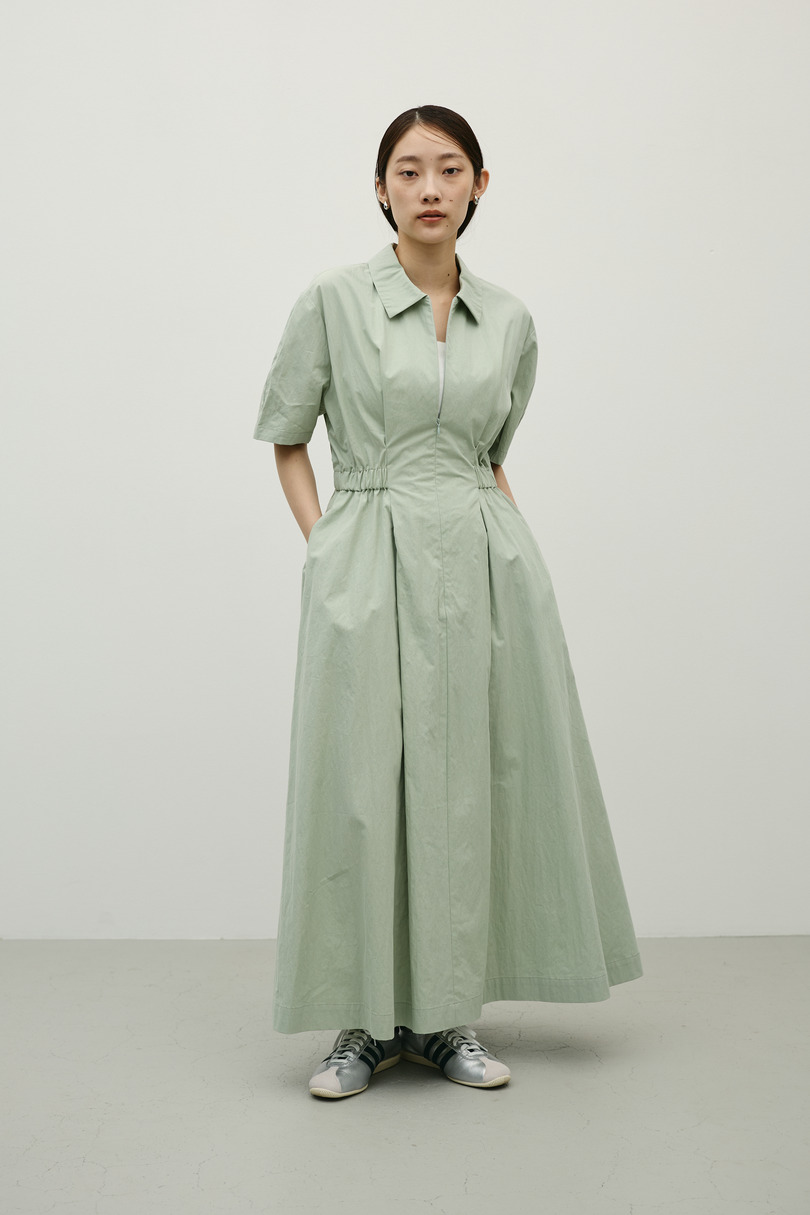 ウエストギャザーシャツワンピース 詳細画像 MINT 2