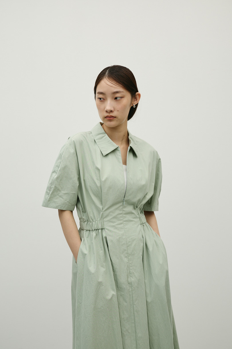 ウエストギャザーシャツワンピース 詳細画像 MINT 6