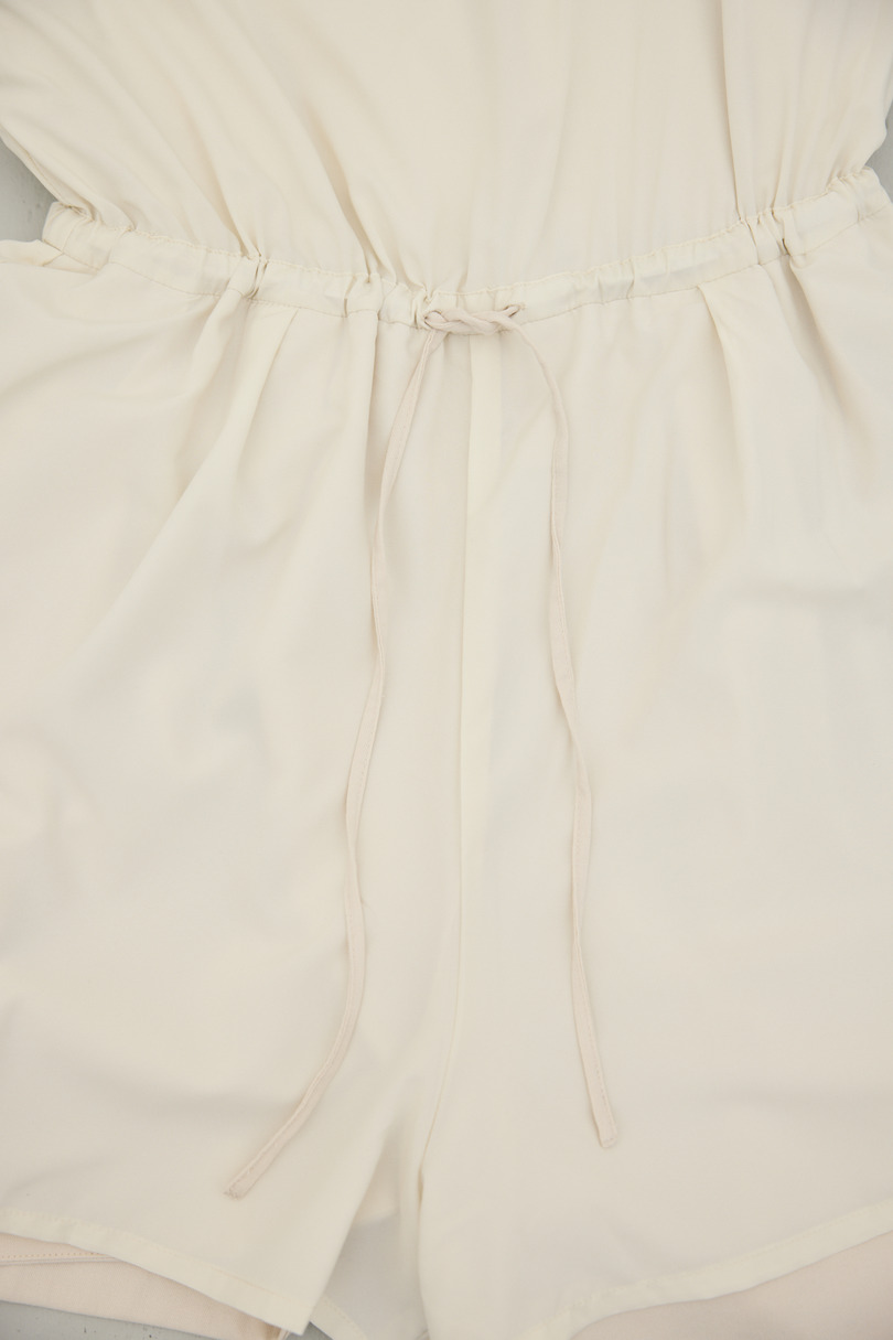 フリルショルダーショートオールインワン 詳細画像 IVOY 12