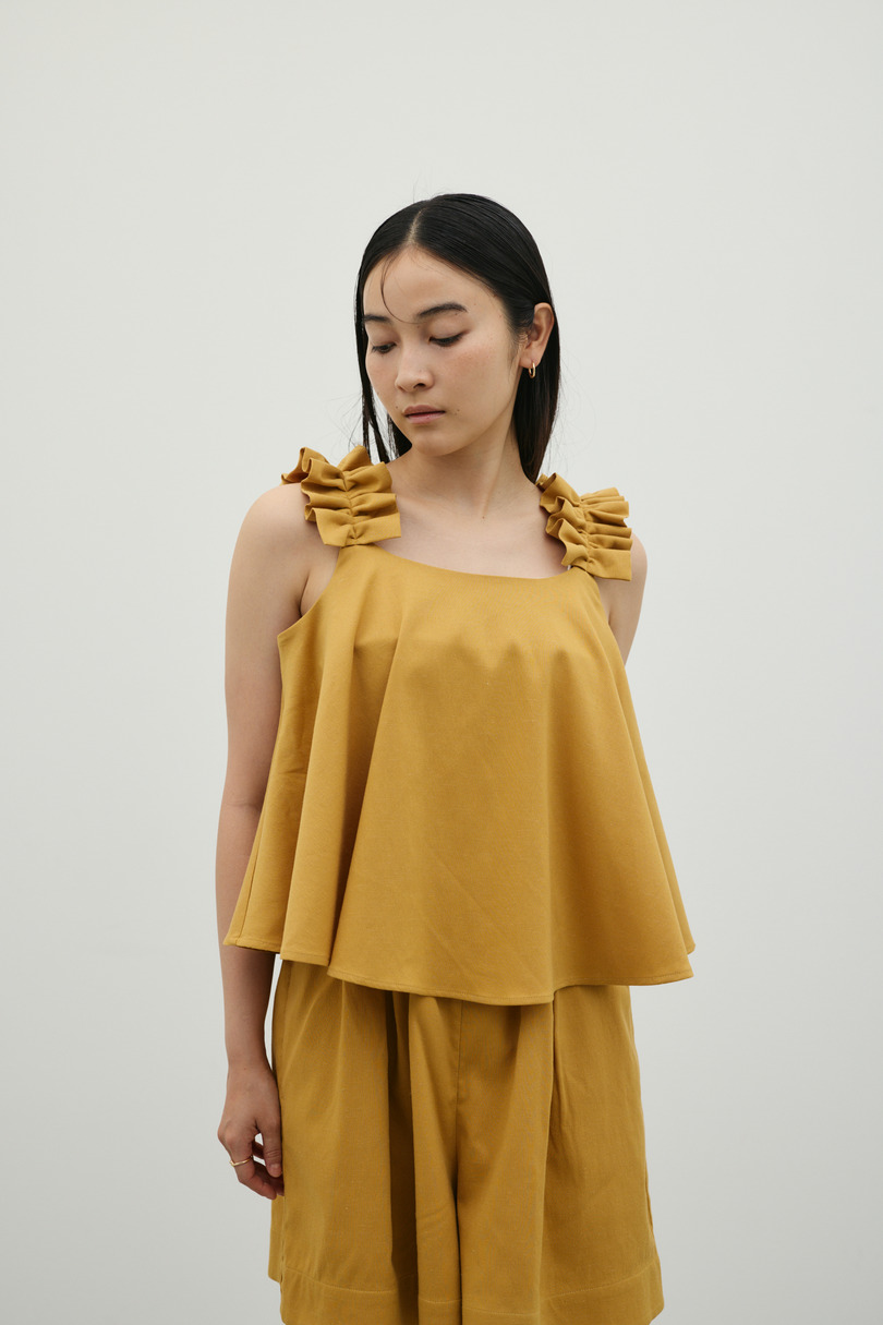 フリルショルダーショートオールインワン 詳細画像 ORG 2