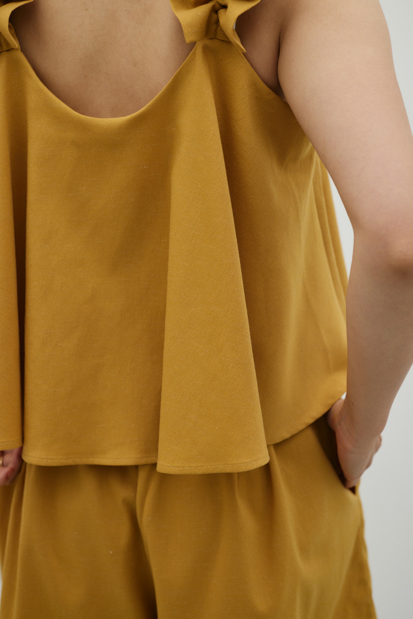 フリルショルダーショートオールインワン 詳細画像 ORG 8