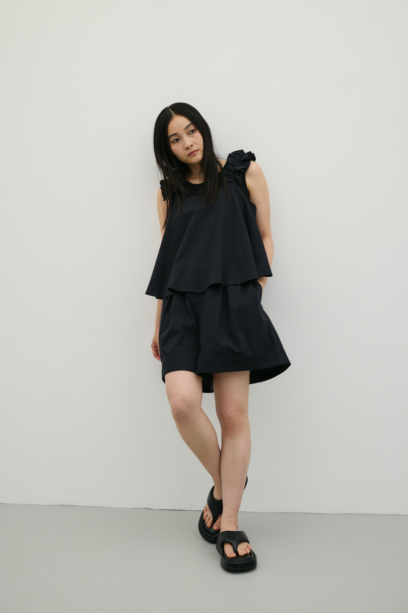 フリルショルダーショートオールインワン 詳細画像 D/NVY 2