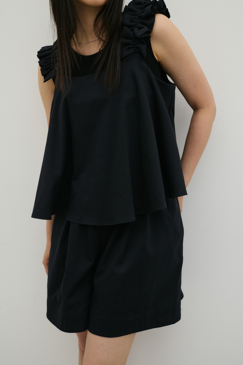 フリルショルダーショートオールインワン 詳細画像 D/NVY 4