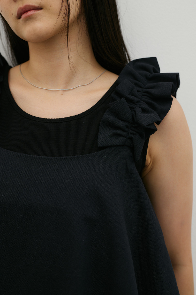 フリルショルダーショートオールインワン 詳細画像 D/NVY 5