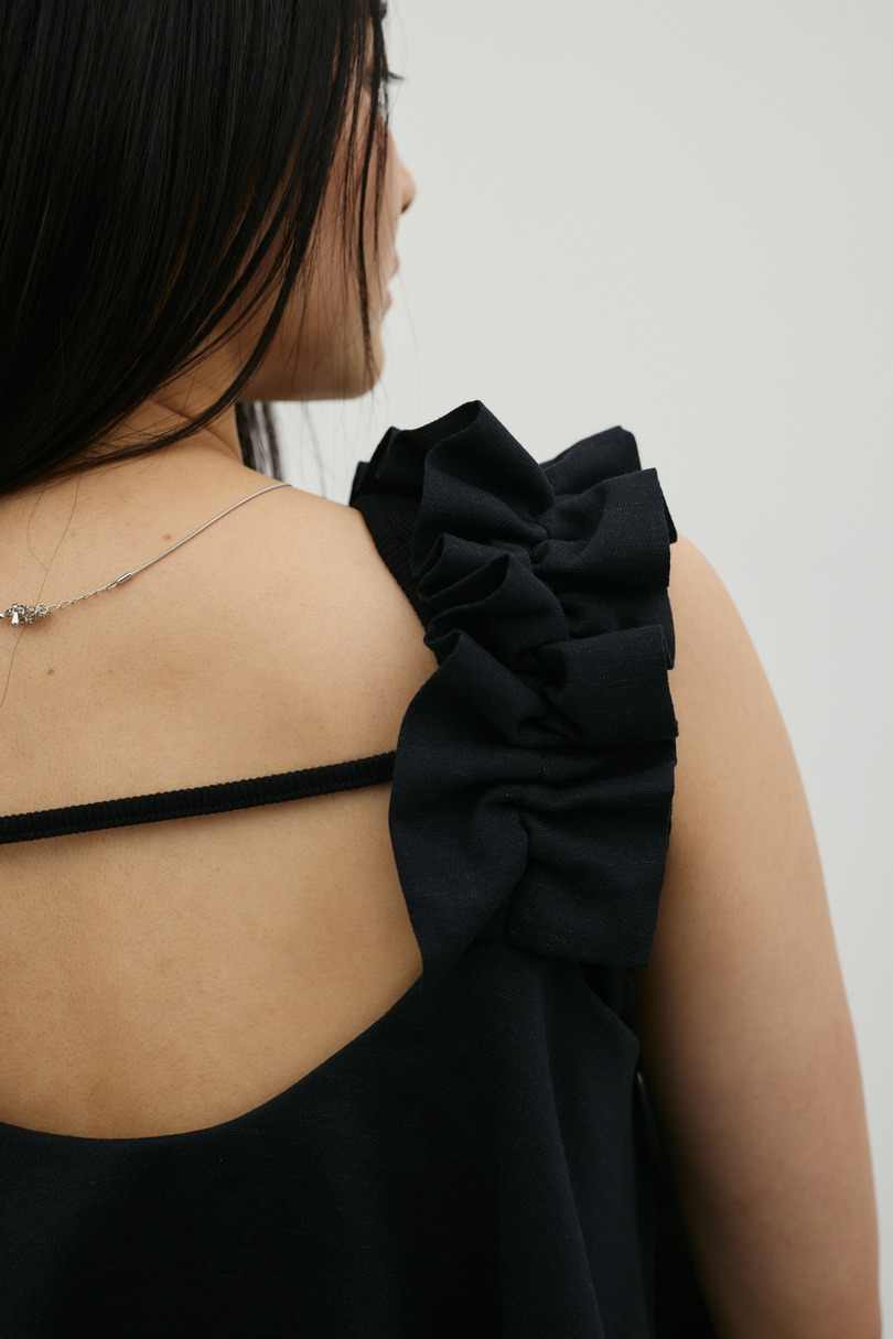 フリルショルダーショートオールインワン 詳細画像 D/NVY 7