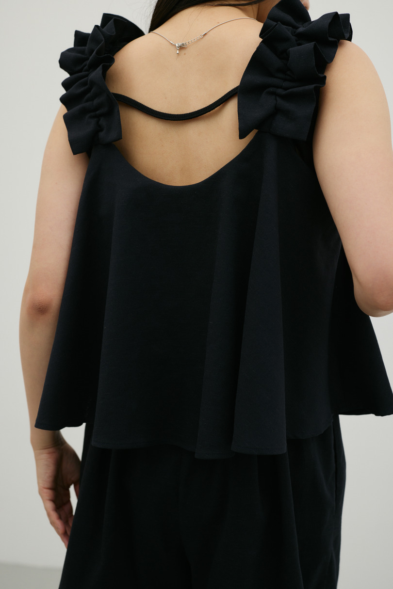 フリルショルダーショートオールインワン 詳細画像 D/NVY 8