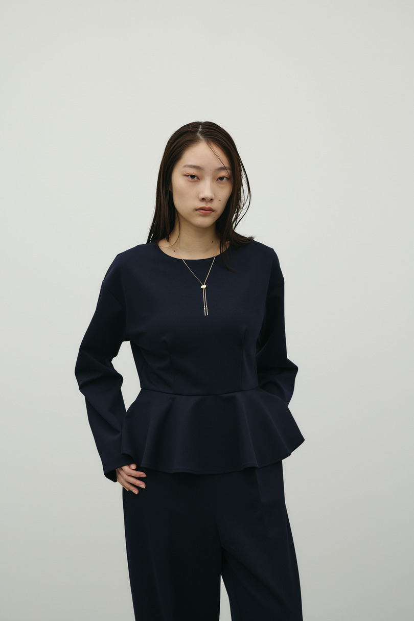 ペプラムフリルオールインワン 詳細画像 NVY 4