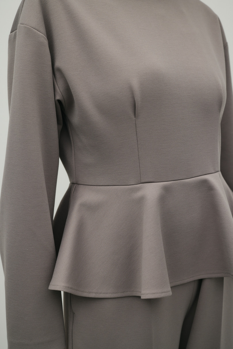 ペプラムフリルオールインワン 詳細画像 GRY 10