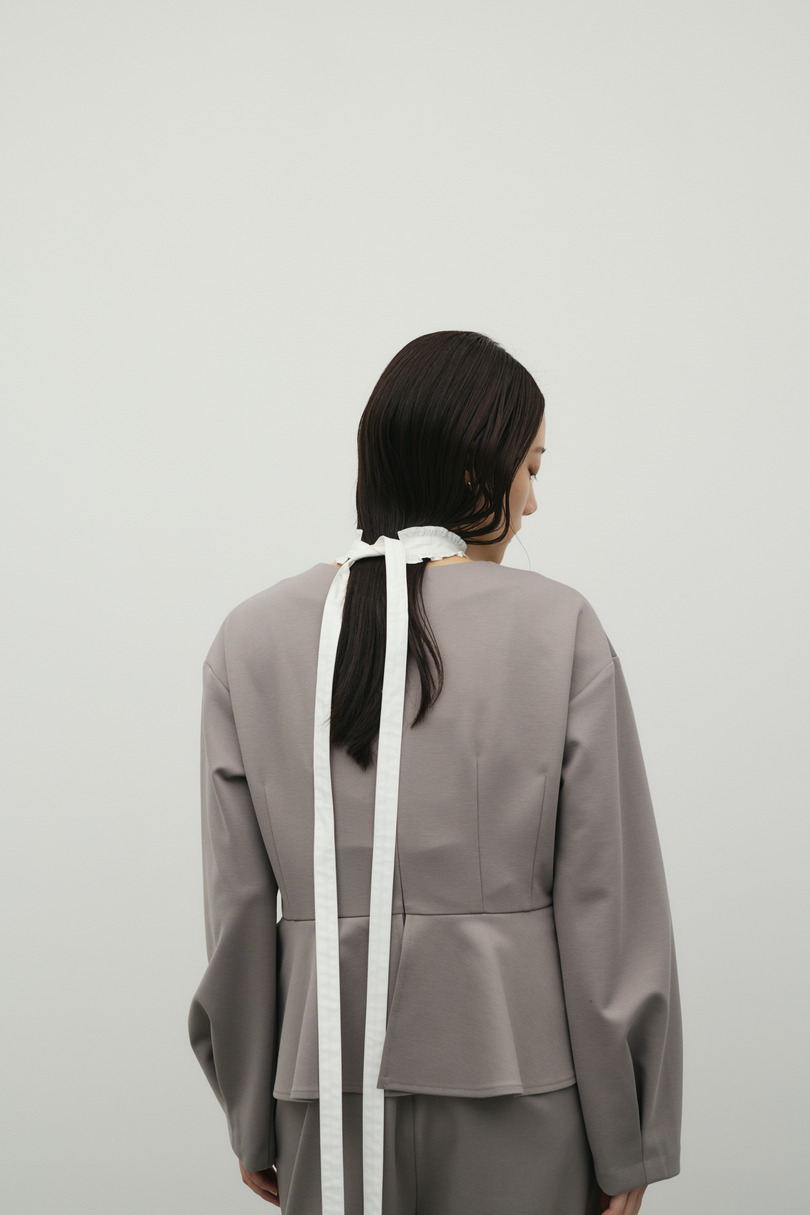 ペプラムフリルオールインワン 詳細画像 GRY 5