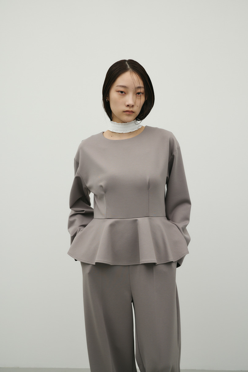 ペプラムフリルオールインワン 詳細画像 GRY 6