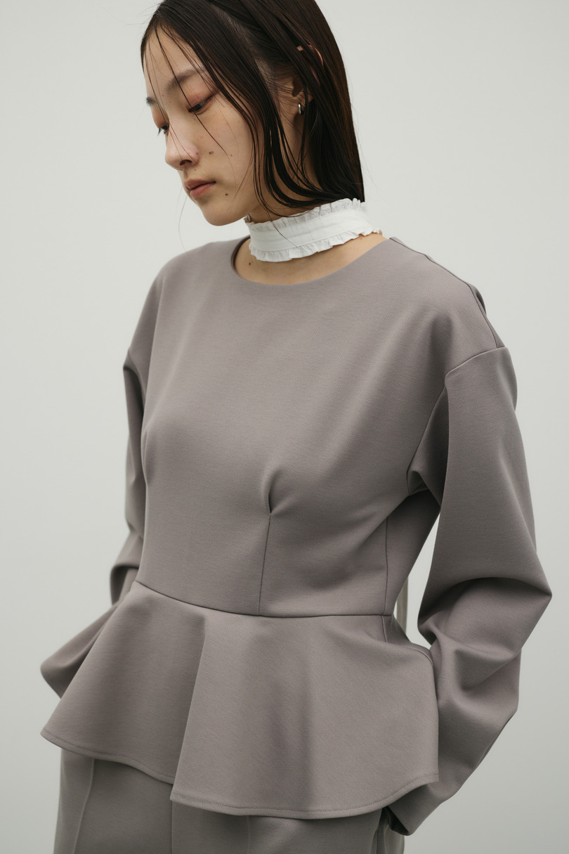 ペプラムフリルオールインワン 詳細画像 GRY 8