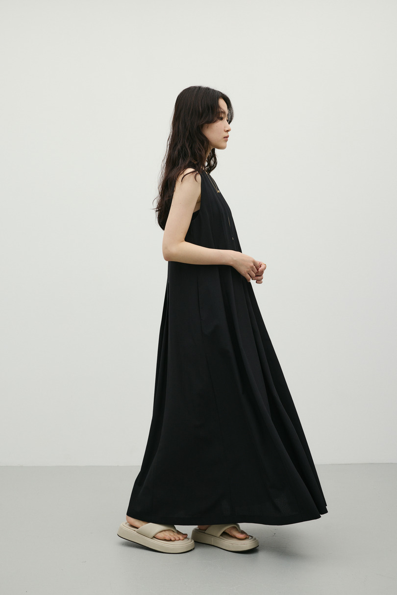 ワイドプリーツワンピース 詳細画像 BLK 5