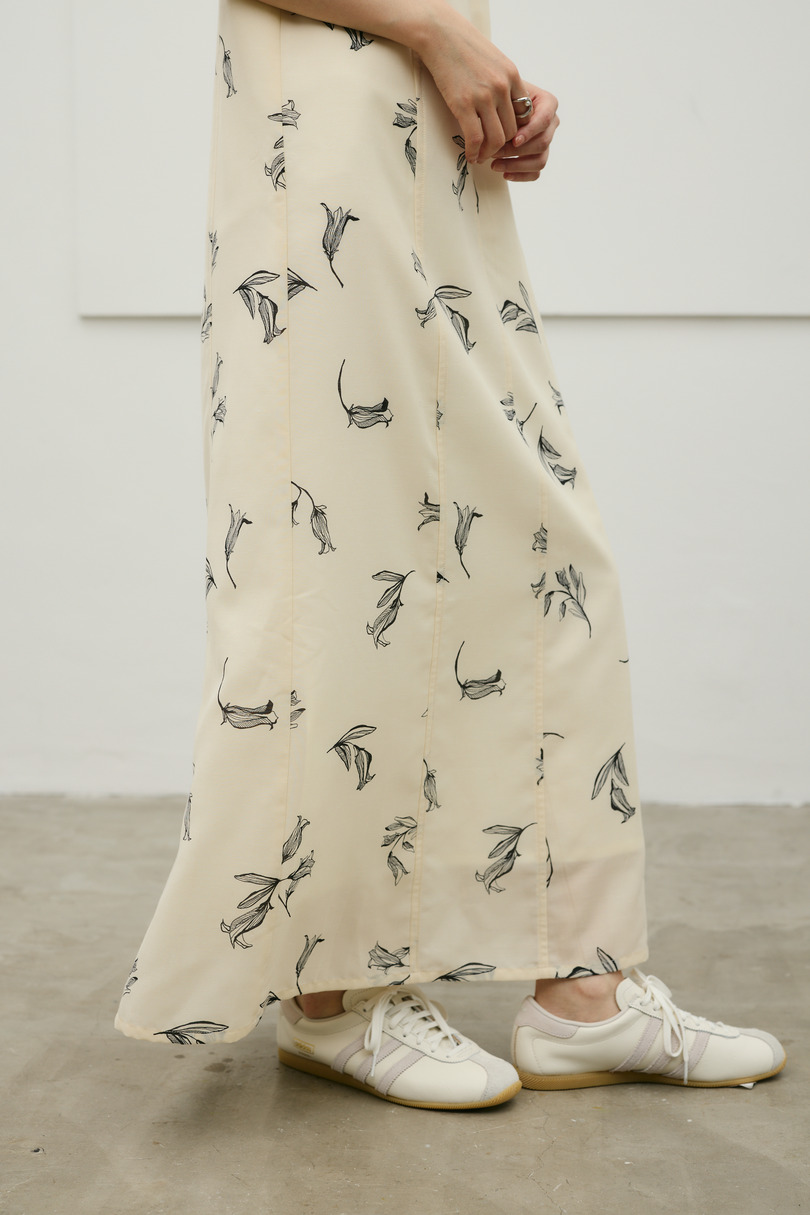 リネンミックスレイヤードキャミワンピース 詳細画像 柄WHT 10