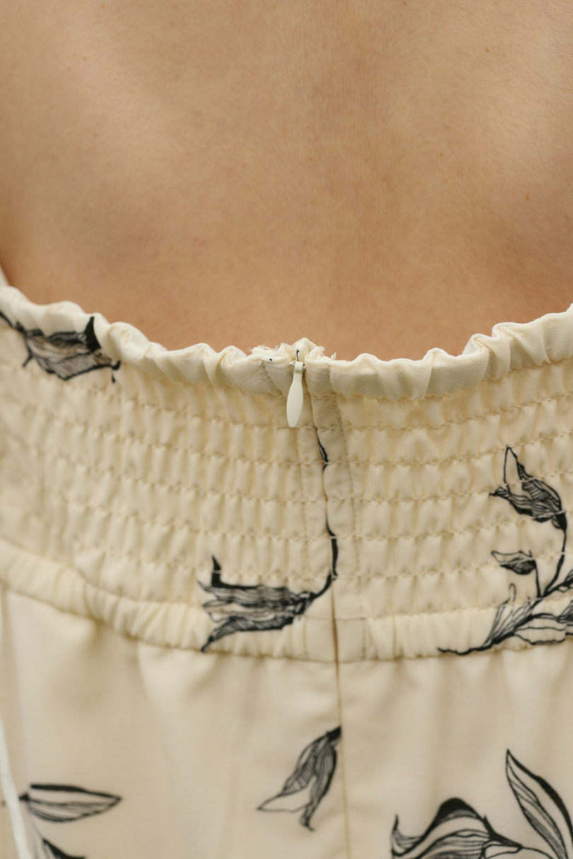 リネンミックスレイヤードキャミワンピース 詳細画像 柄WHT 12