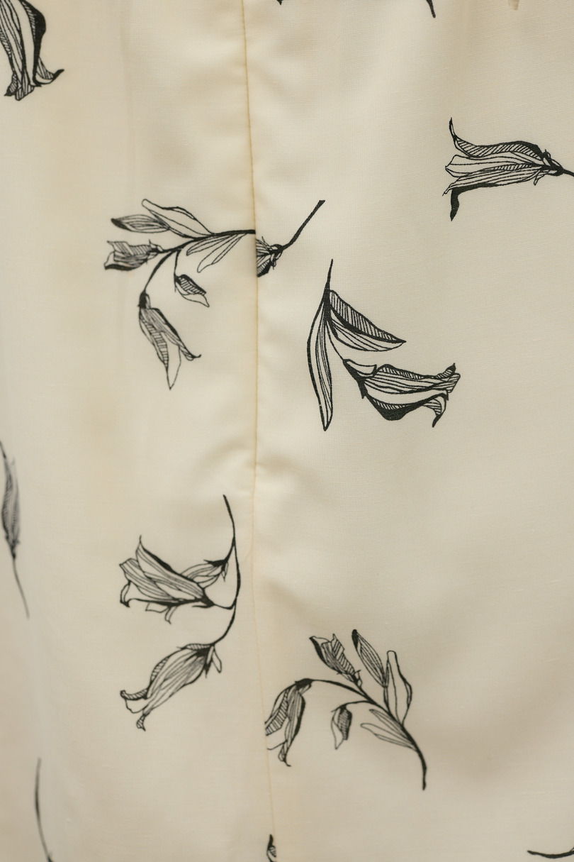 リネンミックスレイヤードキャミワンピース 詳細画像 柄WHT 13