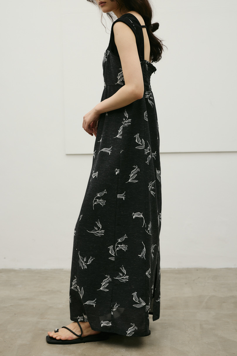 リネンミックスレイヤードキャミワンピース