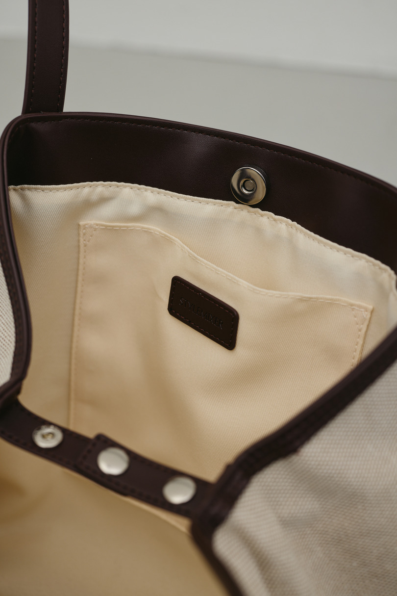 キャンバス2WAYトートバッグ 詳細画像 BRN 14