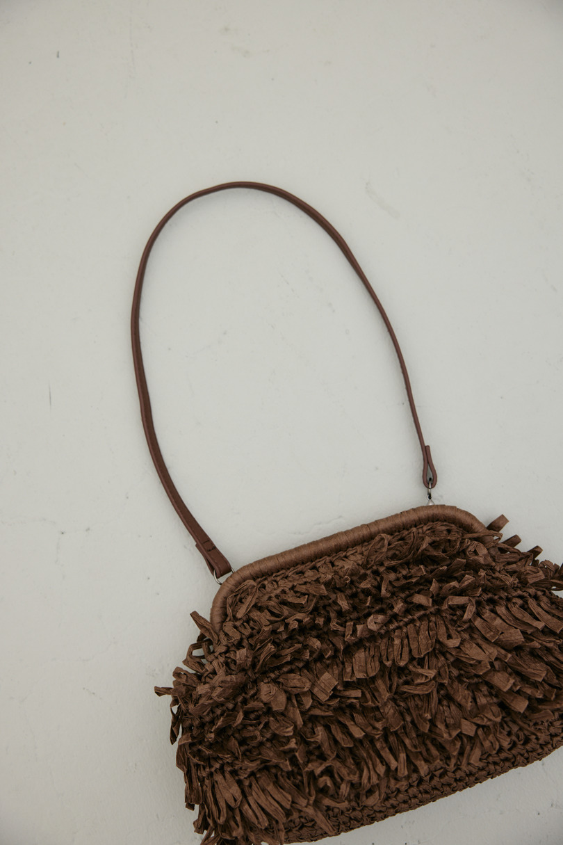 フリンジクラッチバッグ 詳細画像 BRN 4