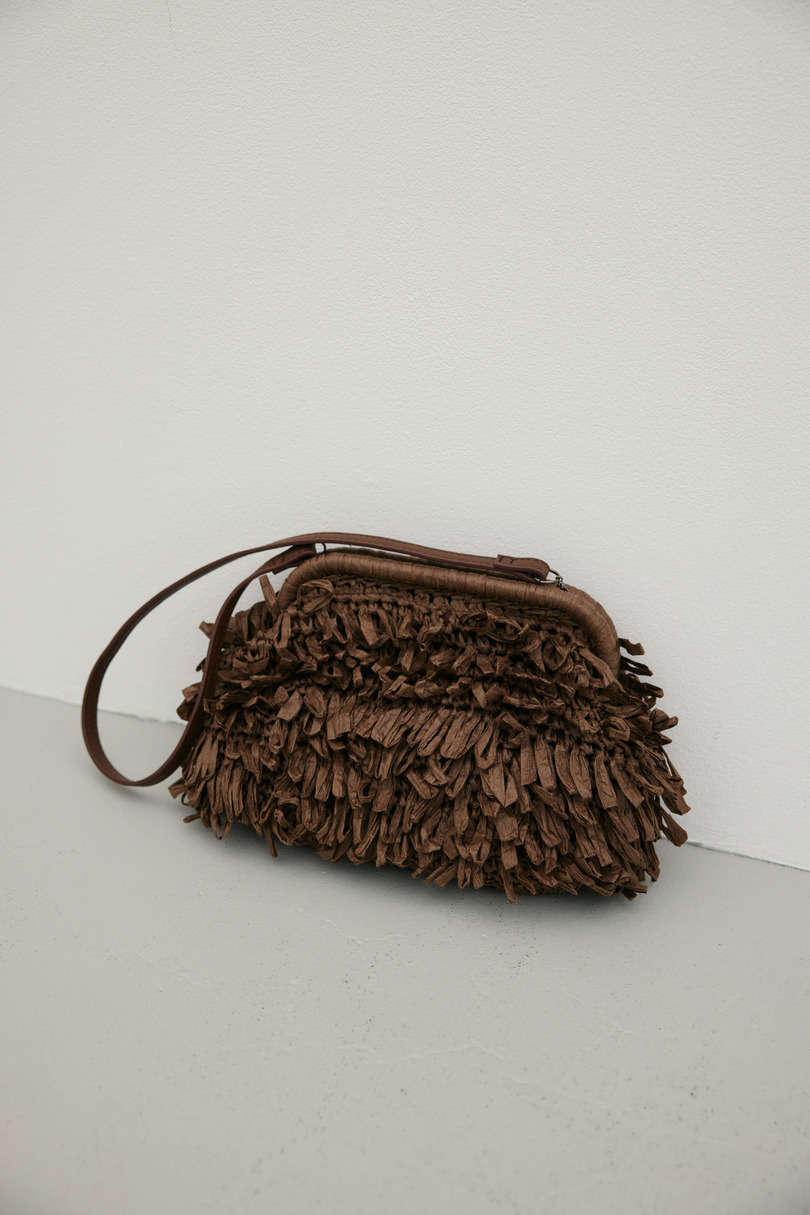 フリンジクラッチバッグ 詳細画像 BRN 7