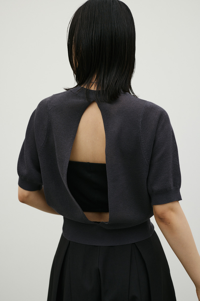 バックオープンニット 詳細画像 C.GRY 8