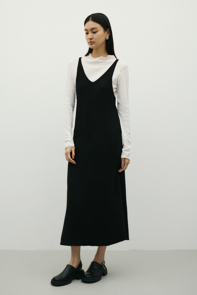 2WAYニットキャミワンピース 詳細画像 BLK 2