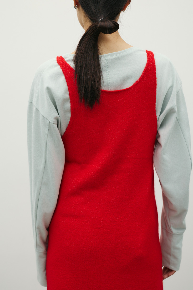 2WAYニットキャミワンピース 詳細画像 RED 9