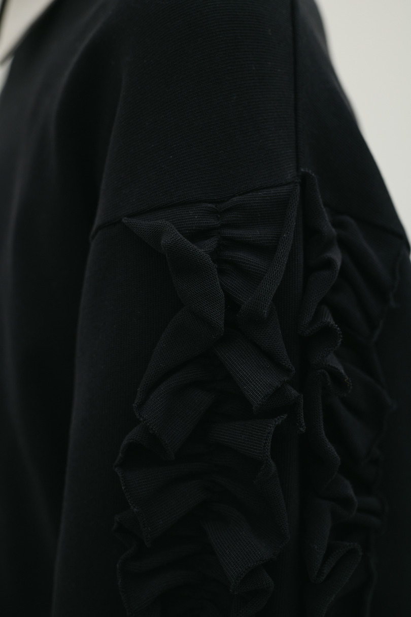フリルスリーブカットトップ 詳細画像 BLK 11