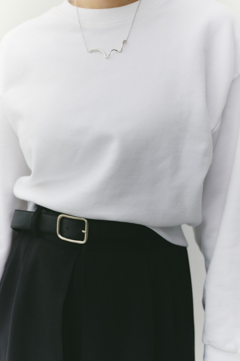 フリルカフスウェットトップ 詳細画像 WHT 10