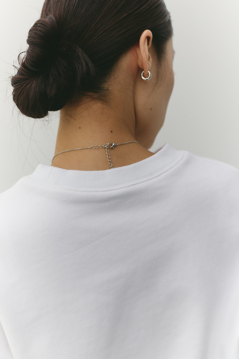 フリルカフスウェットトップ 詳細画像 WHT 12