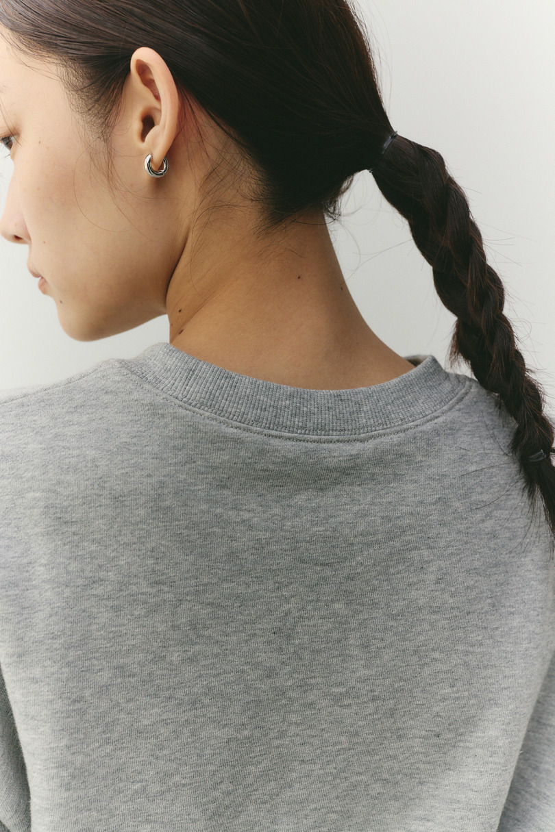 フリルカフスウェットトップ 詳細画像 GRY 9