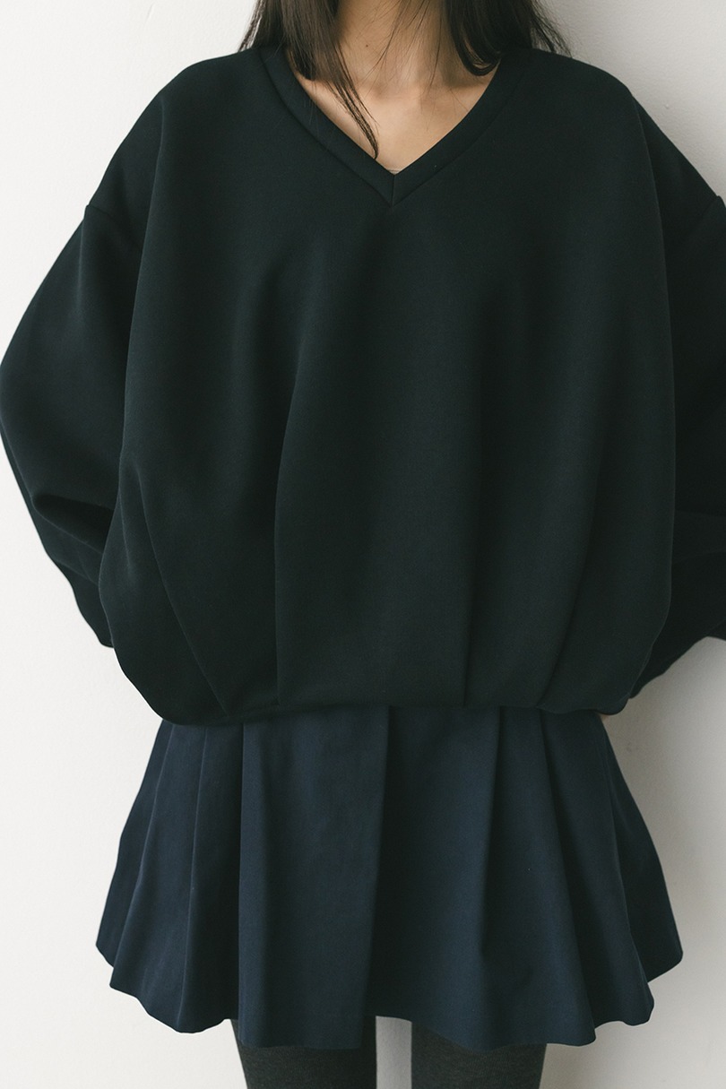 Vネックフォルムダンボールトップ 詳細画像 BLK 6