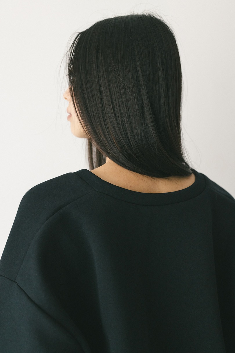 Vネックフォルムダンボールトップ 詳細画像 BLK 9