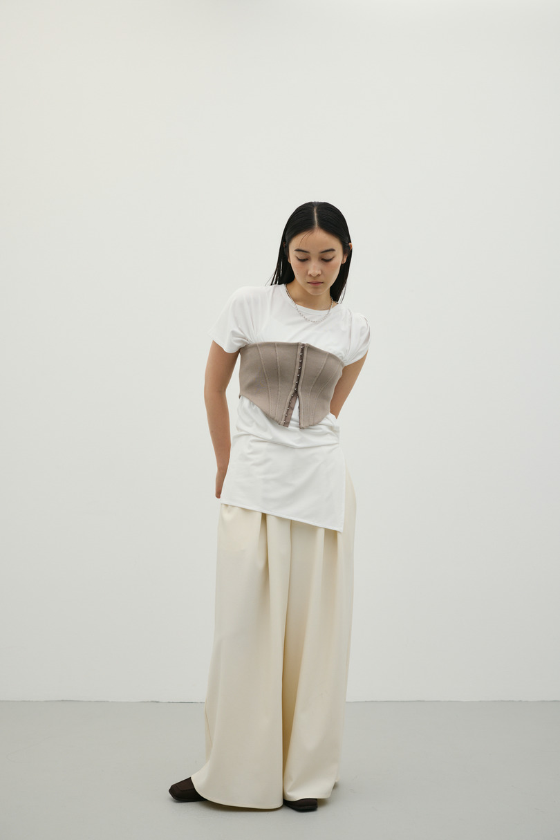 アシンメトリールーズT 詳細画像 WHT 2