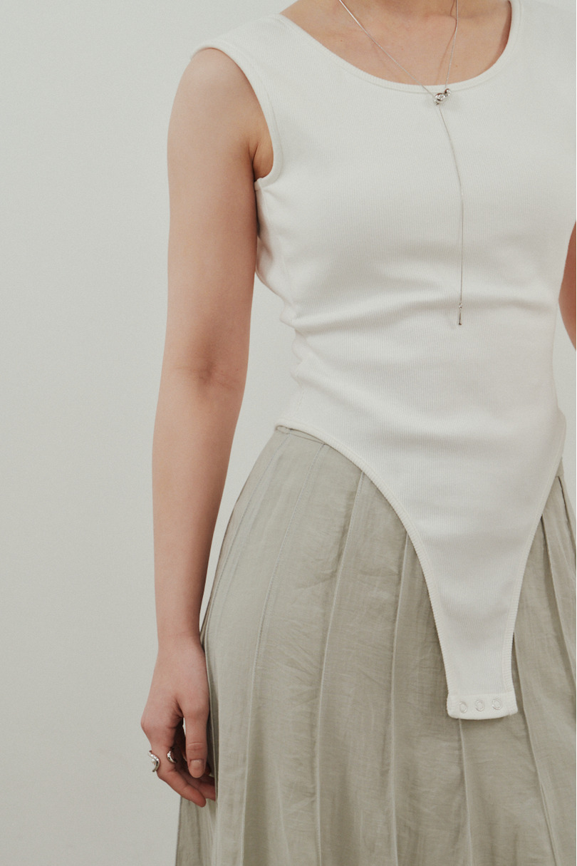 バックオープンボディスーツ 詳細画像 WHT 11