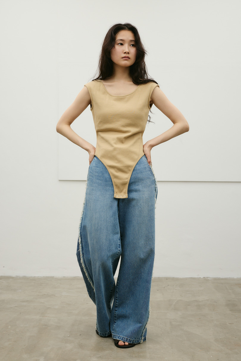 バックオープンボディスーツ 詳細画像 BEG 6