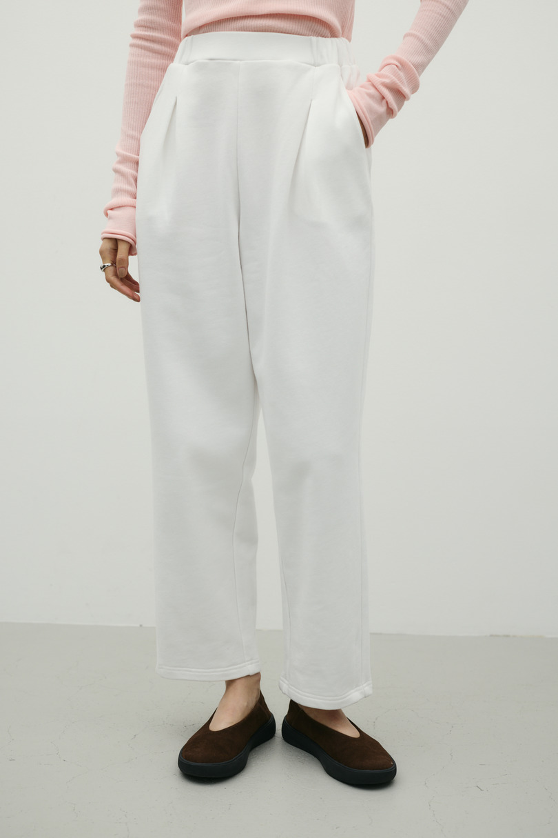 タックバレルスウェットパンツ 詳細画像 WHT 5