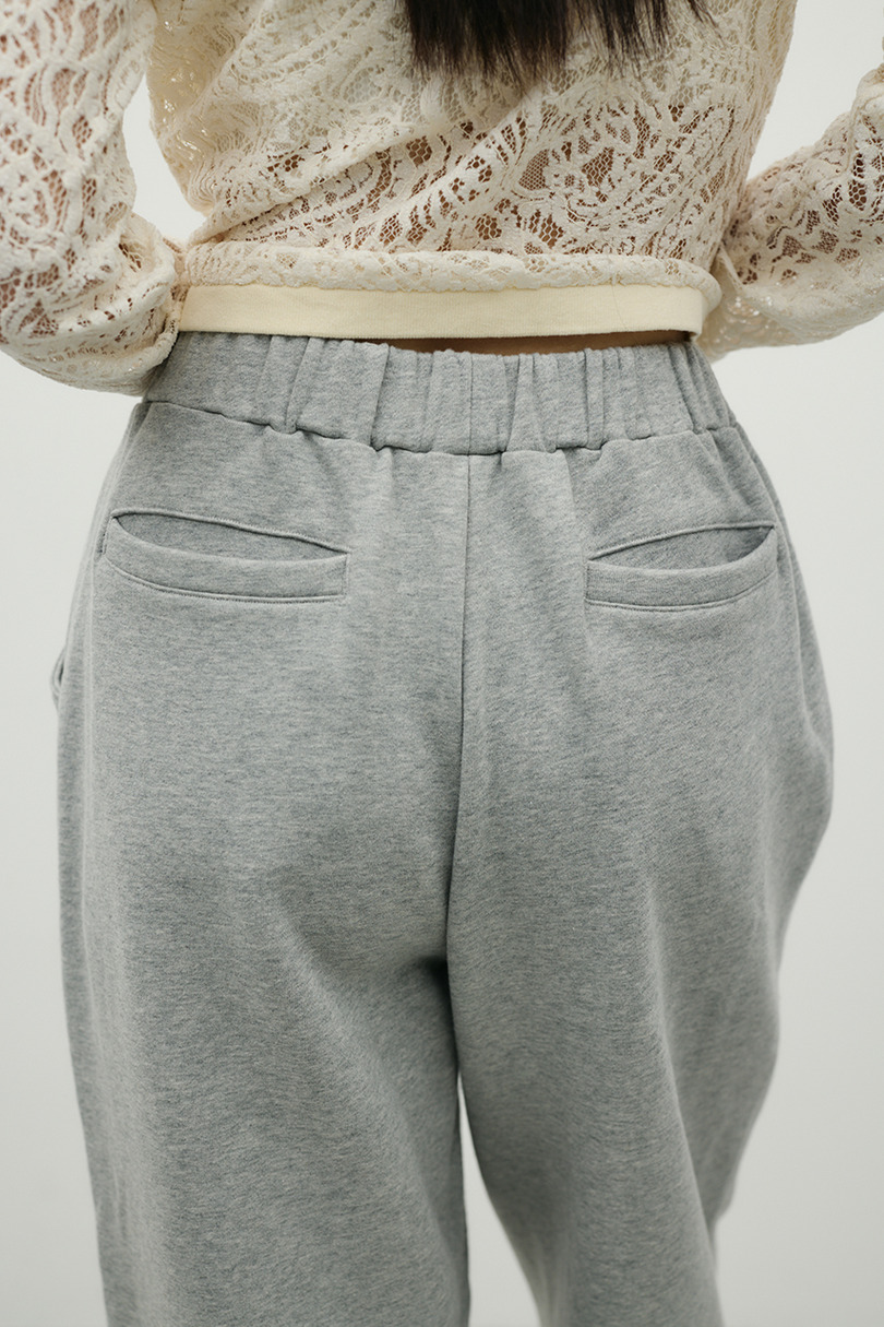 タックバレルスウェットパンツ 詳細画像 GRY 8