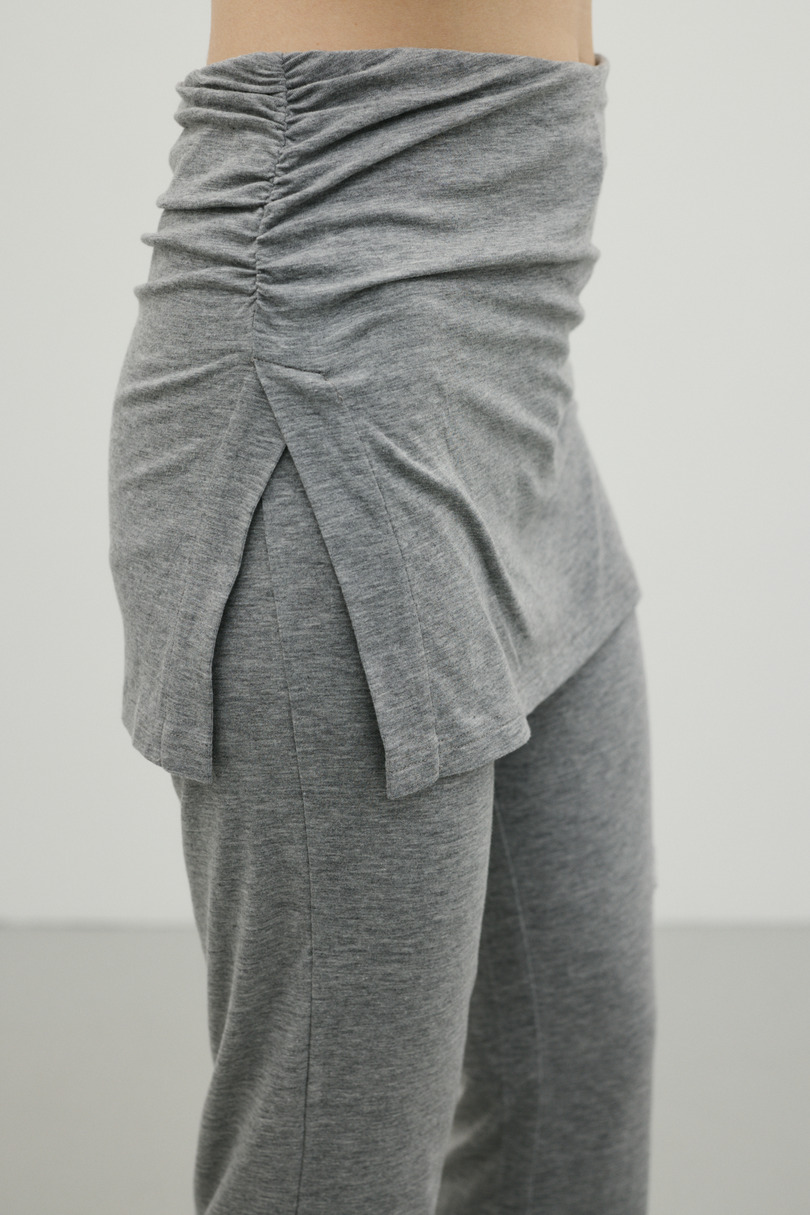 レイヤードカットフレアパンツ 詳細画像 GRY 11