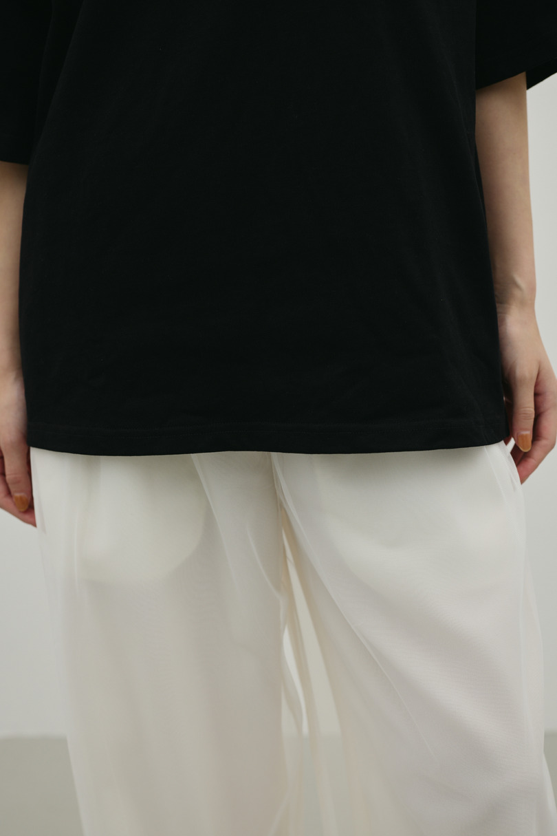 フロッキープリントフラワーT 詳細画像 BLK 8