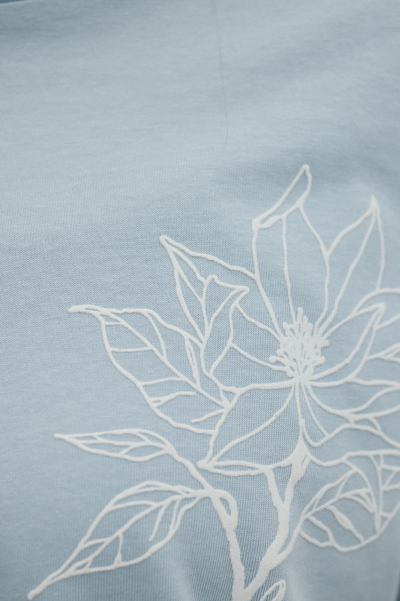 フロッキープリントフラワーT 詳細画像 SAX 12