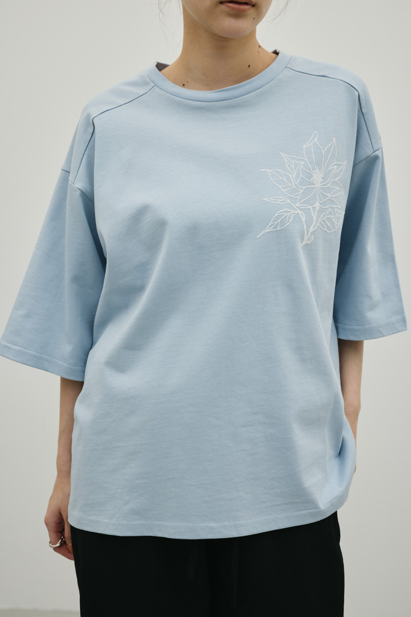 フロッキープリントフラワーT 詳細画像 SAX 6