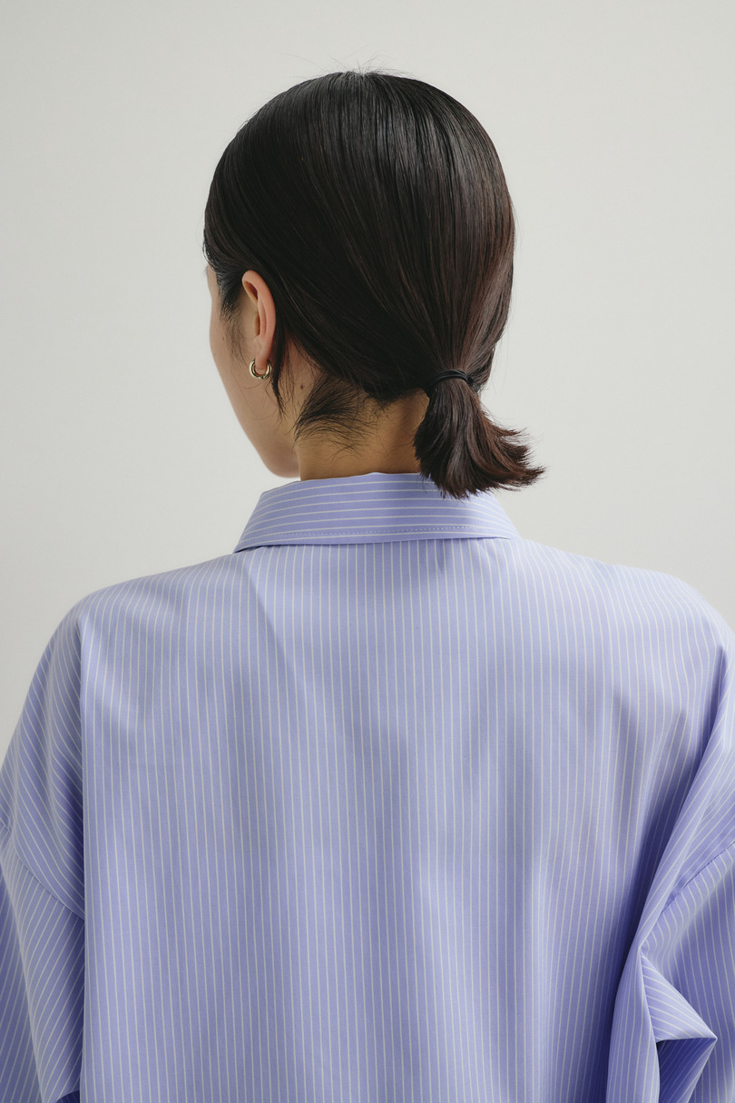 カッティングレイヤードカフスシャツ 詳細画像 柄BLU 11