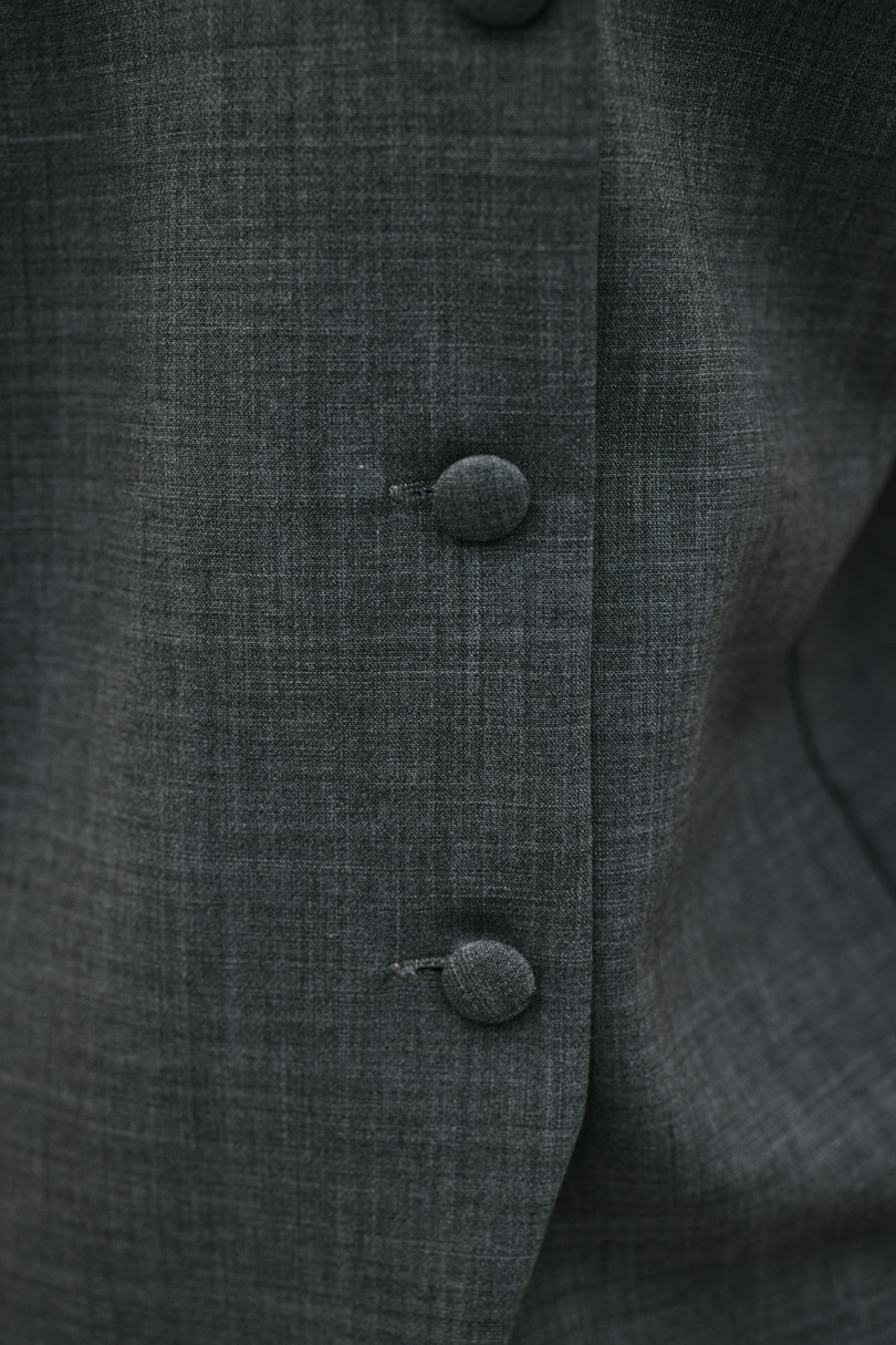 マニッシュボタンベスト 詳細画像 GRY 15