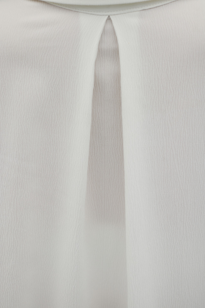 ニュアンスギャザースリーブシャツ 詳細画像 WHT 10