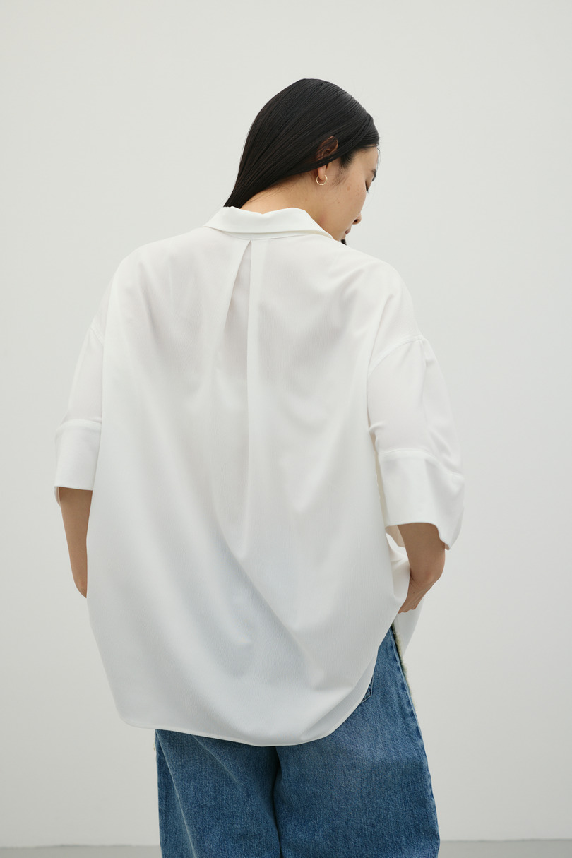 ニュアンスギャザースリーブシャツ 詳細画像 WHT 7