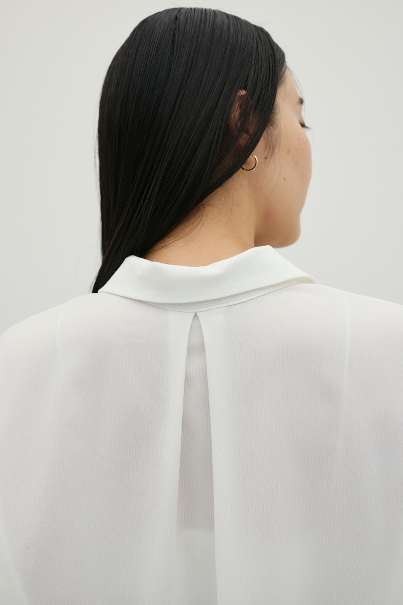 ニュアンスギャザースリーブシャツ 詳細画像 WHT 8