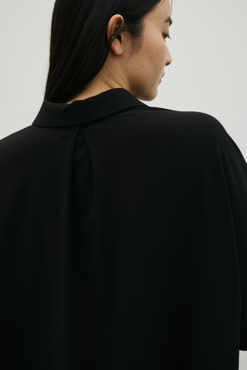 ニュアンスギャザースリーブシャツ 詳細画像 BLK 8