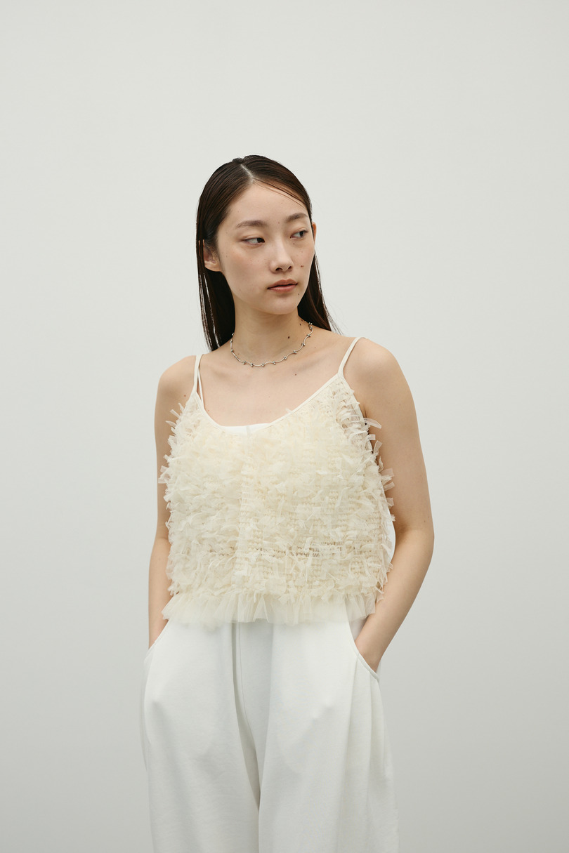 チュールフリルキャミ 詳細画像 IVOY 11