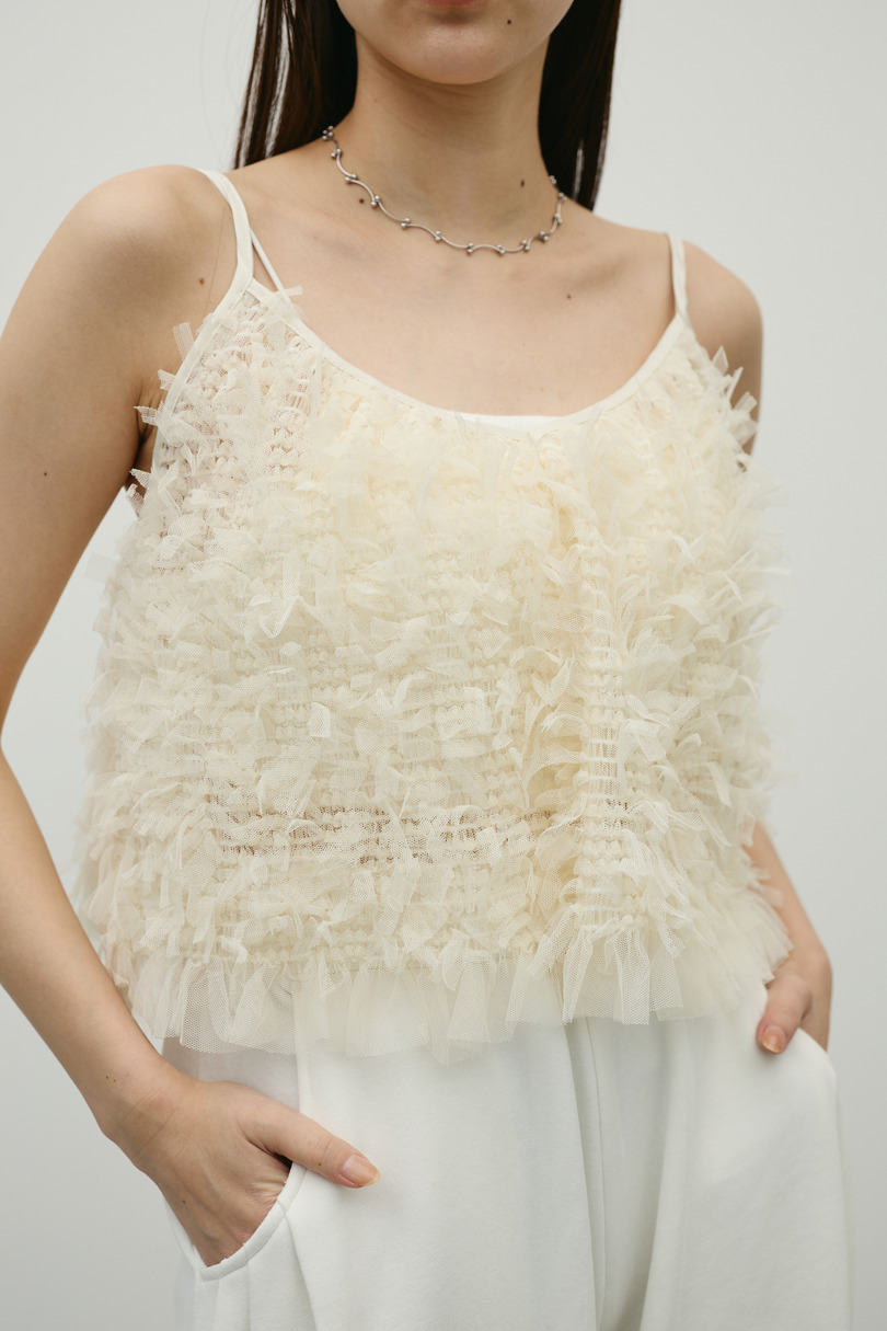 チュールフリルキャミ 詳細画像 IVOY 13