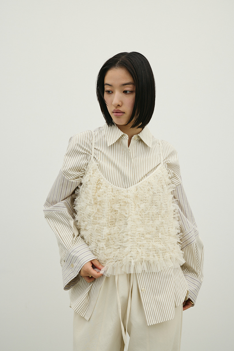 チュールフリルキャミ 詳細画像 IVOY 8